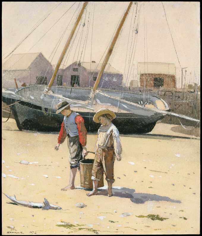 Winslow Homer : Un panier de palourdes