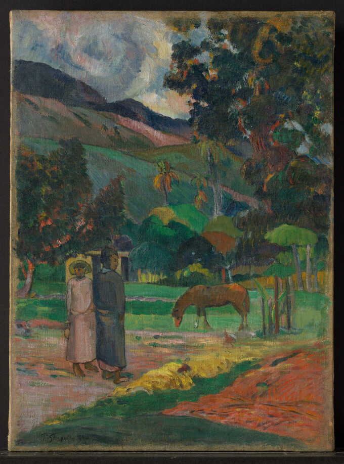 Paul Gauguin : Paysage tahitien