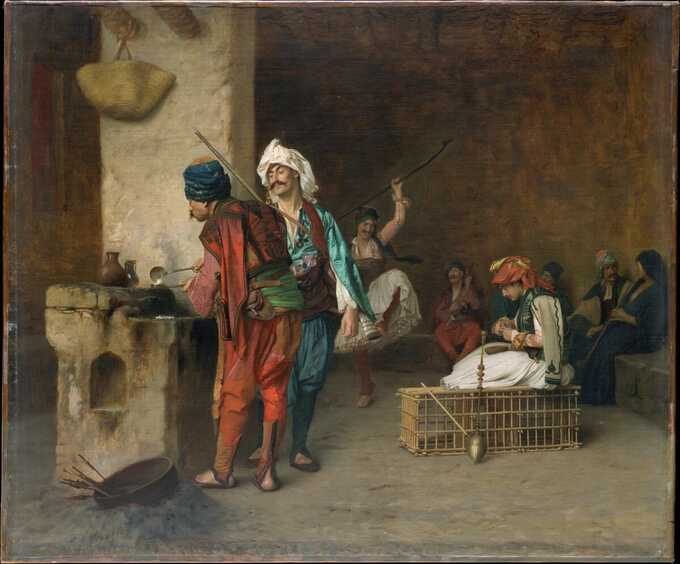 Jean-Léon Gérôme : Cafe House, Le Caire (Casting Bullets)