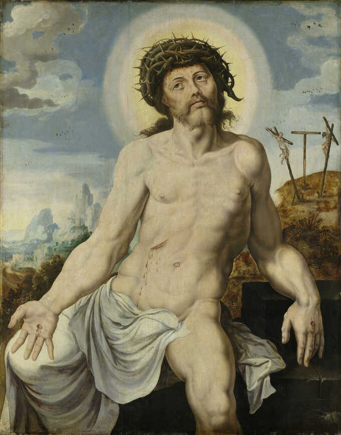 Maarten van Heemskerck : Le Christ comme l'homme des douleurs