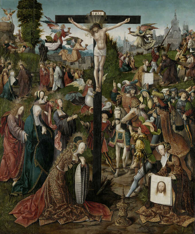 Jacob Cornelisz van Oostsanen : La crucifixion