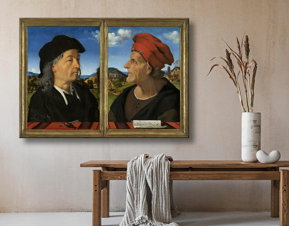 Piero di Cosimo : Portraits de Giuliano et Francesco Giamberti da Sangallo