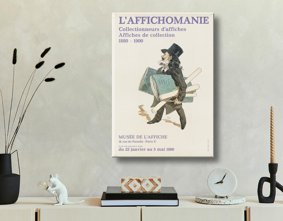 anonymous : Affiche pour l'exposition L'Affichomania au Musée de l'Affiche, 1980