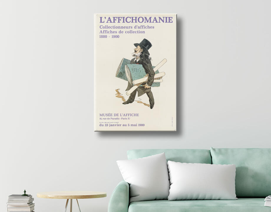 anonymous : Affiche pour l'exposition L'Affichomania au Musée de l'Affiche, 1980