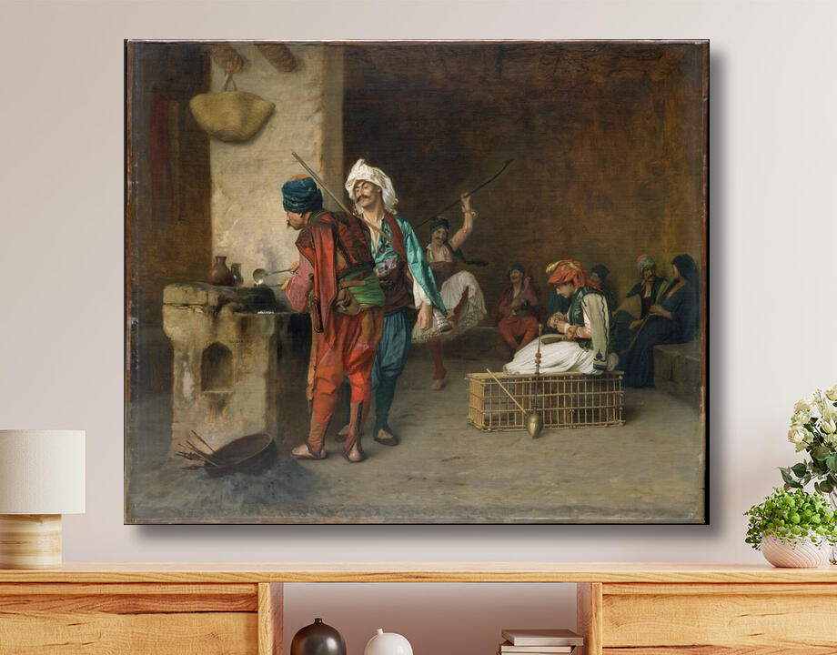 Jean-Léon Gérôme : Cafe House, Le Caire (Casting Bullets)