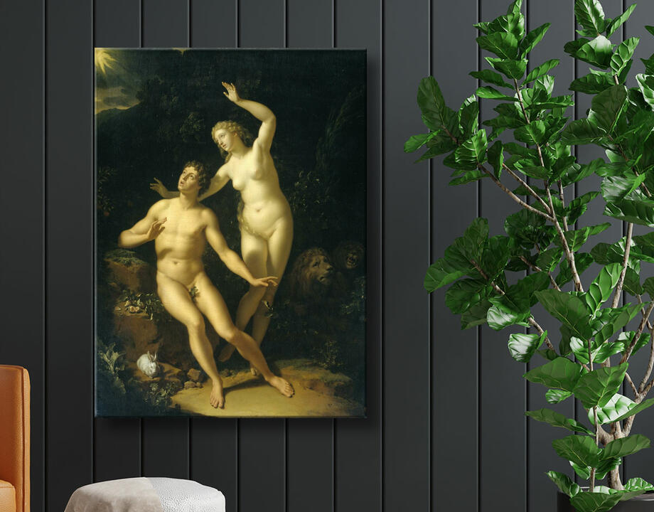 Adriaen van der Werff : Dieu tient Adam et Eve pour responsables