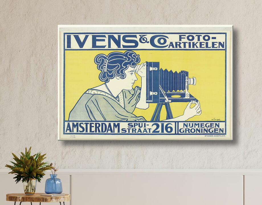 Johann Georg van Caspel : Affiches publicitaires pour Ivens & Co et Guy de Coral & Co