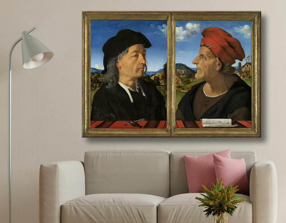 Piero di Cosimo : Portraits de Giuliano et Francesco Giamberti da Sangallo