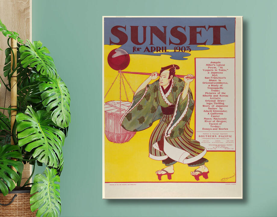 William Stevens : Sunset Magazine : avril